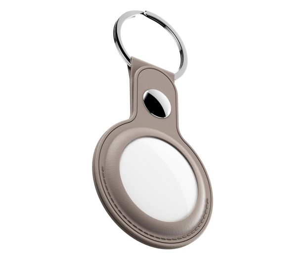 KeyBudz AirTag Keyring skórzane etui ochronne do AirTag sandy beige IEOKBATSB - 1172150 - zdjęcie 2